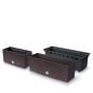 Rato Case Rattan Hatású Balkonláda Umbra 39,5 cm