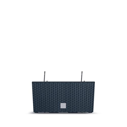 Rato Case W Antracit Rattan Hatású Virágláda 39,5 cm
