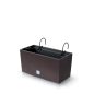 Rato Case W Antracit Rattan Hatású Virágláda 39,5 cm