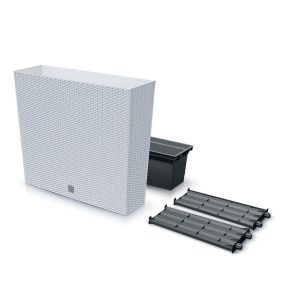 Rato Case T Rattan Hatású Virágláda Fehér 77 cm Öntözőrendszerrel
