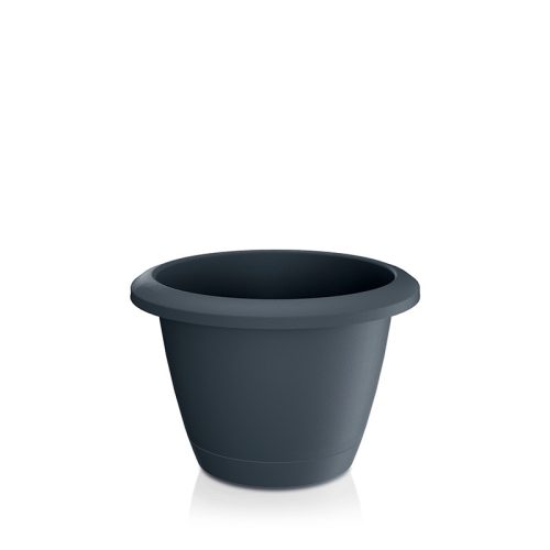 Respana Basic Antracit Műanyag Virágcserép 29,5 cm