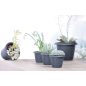 Respana Basic Antracit Műanyag Virágcserép 29,5 cm
