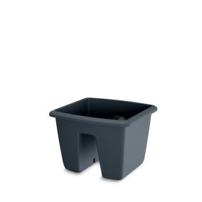 Prosperplast Respana Korlátra Szerelhető Virágláda Antracit 30 cm