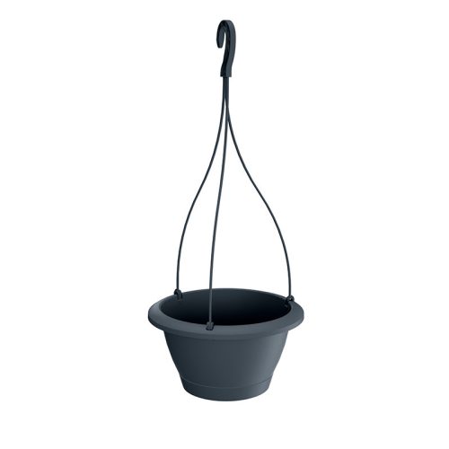 Respana Függő Virágtartó Antracit 23 cm