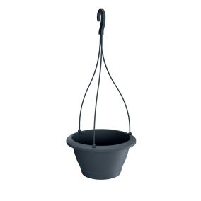 Respana Függő Virágtartó Antracit 27 cm