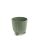 Ryfo N Dizájn Virágtartó Földzöld 12,6 cm Bordázott