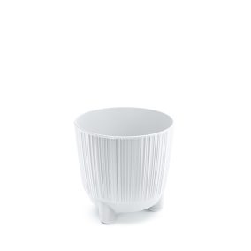 Ryfo N Bordázott Dizájn Virágtartó Fehér 12,6 cm