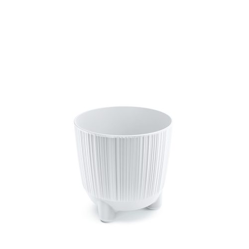 Ryfo N Bordázott Dizájn Virágtartó Fehér 12,6 cm