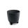 Ryfo N Antracit Bordázott Virágtartó 14,5 cm