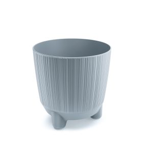 Ryfo N Bordázott Virágtartó Világosszürke 16,8 cm