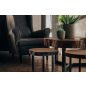 Ryfo ECO Wood Kör Alakú Virágcserép Fehér 16,8 cm