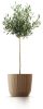 Ryfo ECO Wood Kör Alakú Virágcserép Fehér 16,8 cm
