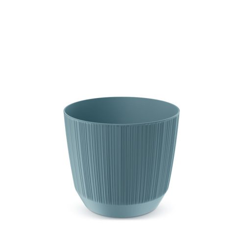 Ryfo Skandináv Bordázott Kaspó Kék 19,5 cm