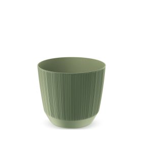 Ryfo Bordázott Kaspó Földzöld 19,5 cm