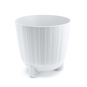 Ryfo N Bordázott Dizájn Virágtartó Fehér 19,5 cm