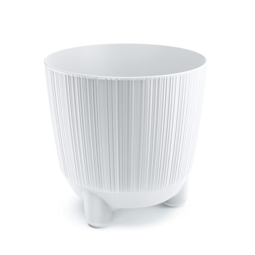 Ryfo N Bordázott Dizájn Virágtartó Fehér 19,5 cm