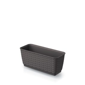   Ratolla Case P Rattan Hatású Műanyag Virágtartó Láda Umbra 29 cm