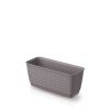 Ratolla Case P Rattan Hatású Virágláda Mokka 29 cm