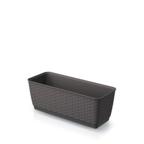   Ratolla Case P Rattan Hatású Műanyag Virágláda Umbra 38,6 cm