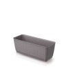 Ratolla Case P Rattan Hatású Balkonláda Mokka 38,6 cm