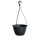 Ratolla Round Függő Virágtartó Antracit 24 cm Rattan Hatású