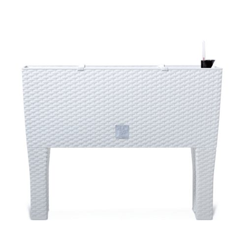 Rato Case High Magasított Műrattan Virágtartó Láda Fehér 60 cm