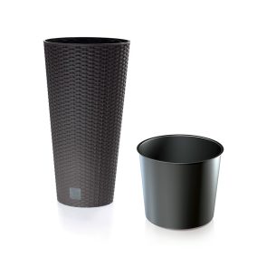 Rato Tubus Rattan Hatású Magas Kaspó Umbra 20 cm