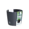Rato Rattan Hatású Függő Virágtartó Antracit 25,6 cm