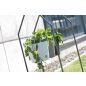 Rato Rattan Hatású Függő Virágtartó Antracit 25,6 cm