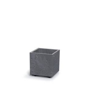 Sierra Square Beton Hatású Kocka Virágtartó - Marengo - 29 cm