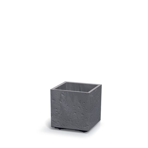 Sierra Square Beton Hatású Kocka Virágtartó - Marengo - 29 cm