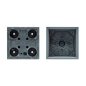 Sierra Square Beton Hatású Kocka Virágtartó - Fekete-Beton - 29 cm
