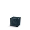 Sierra Square Beton Hatású Kocka Virágtartó - Antracit - 29 cm