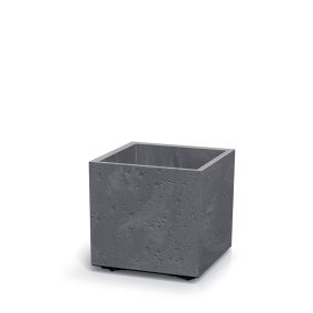 Sierra Square Beton Hatású Kocka Virágtartó Marengo 38,5 cm