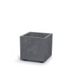 Sierra Square Beton Hatású Kocka Virágtartó Marengo 38,5 cm