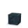 Sierra Square Beton Hatású Kocka Virágtartó - Antracit - 38,5 cm