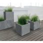 Sierra Case Beton Effect Osztott Virágtartó Antracit