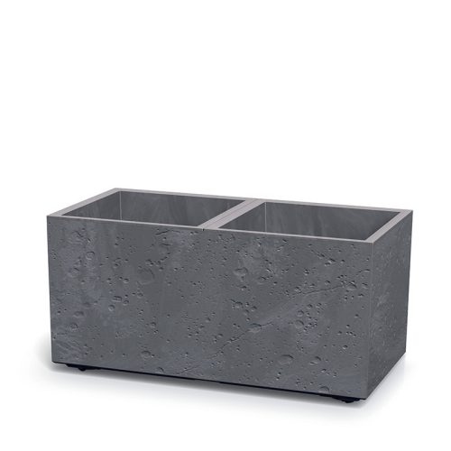 Sierra Case Beton Effect Osztott Virágláda Antracit 770