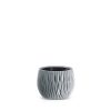 Sandy Bowl Hullám Mintás Virágtartó Kőszürke 18 cm