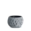 Sandy Bowl Hullám Mintás Virágtartó Kőszürke 24 cm