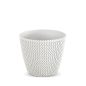 Splofy ECO Wood Kötött Mintás Virágcserép Antracit 21,8 cm