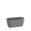 Splofy Kötött Mintás Balkonláda Kőszürke 29,7 cm