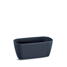 Splofy Kötött Mintás Balkonláda Antracit 30 cm