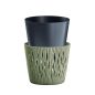 Sandy Round ECO Fa Hatású Virágtartó Natúr 15,8 cm