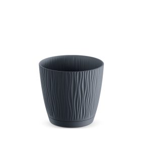 Sandy Antracit Dekoratív Virágcserép 188mm