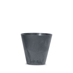 Tubus Beton Effect Antracit Kaspó 20 cm