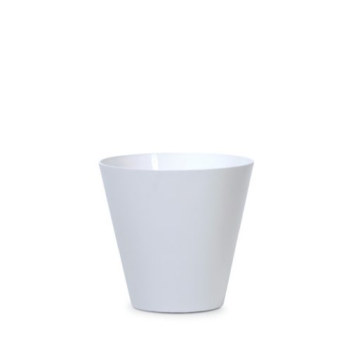 Tubus Kúpos Virágcserép Fehér 30 cm