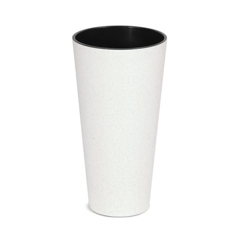 Tubus Slim ECO Magas Kaspó Fehér 20 cm