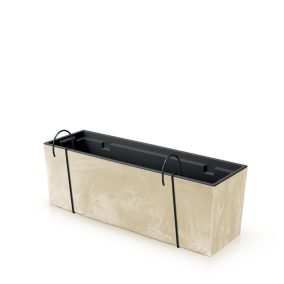 Prosperplast Urbi Case Beton Effect Virágláda Krém 58 cm