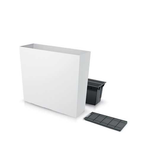 Urbi Case T Fehér Térelválasztó Virágláda 58 cm